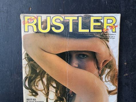 Vintage Mens Adult UK Glamour Magazine Rustler Volume Etsy