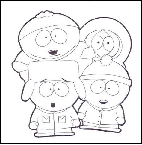 Coloring pages south park az coloring pages throughout awesome. South Park Character coloring picture for kids | South ...