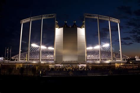 Royals Home Night Kauffman Stadium Kansas City Mo Jul Flickr