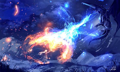 Fire And Ice Dragon Wallpapers Top Free Fire And Ice Dragon