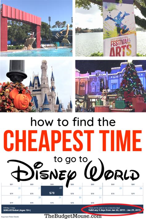 How To Find The Cheapest Time Of Year To Go To Disney World The