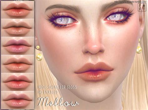 The Sims Resource Mellow Lip Gloss By Screaming Mustard