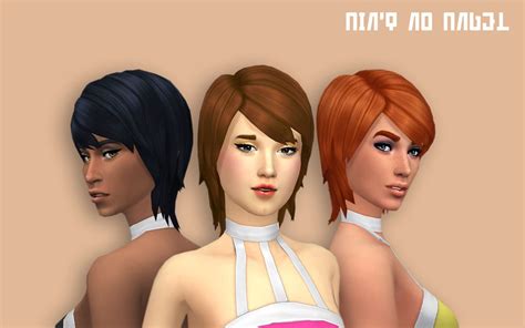 Mmfinds Maxis Match Colored Bangs Sims 4