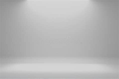 Blank Gray Gradient Background With Product Display White Backdrop Or