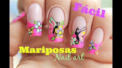 Donde encontraras, diseños para las uñas, maquillaje, tatuajes, manualidades, dibujos para colorear, mándalas, curiosidades. Decoración de uñas FACIL de mariposas - Easy Butterfly nail art - YouTube