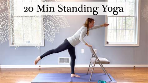 20 Minute Standing Yoga For Seniors And Beginners