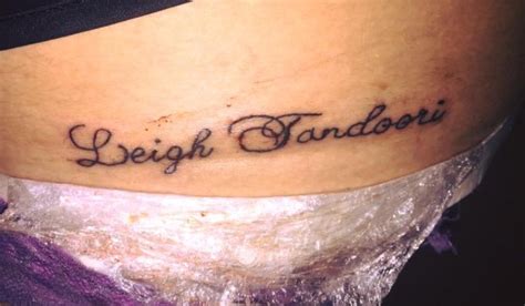 Drunk Girl Gets Name Of Favourite Indian Restaurant Tattooed On Her Hip