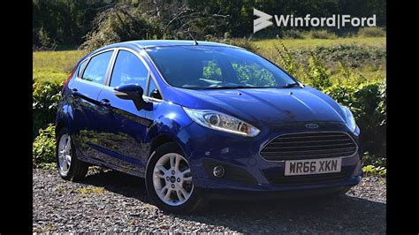 Ford Fiesta 10 100ps Zetec In Deep Impact Blue Youtube