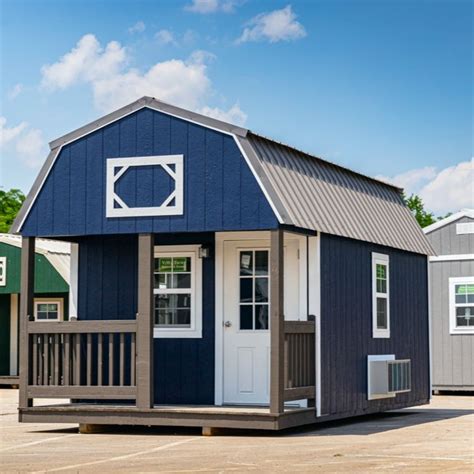 10x20 Lofted Barn Cabin Lofted Barn Cabin Shed To Tiny House Shed Homes