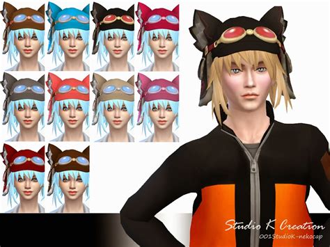 My Sims 4 Blog Nekomeme Cap For Males And Females By Karzalee