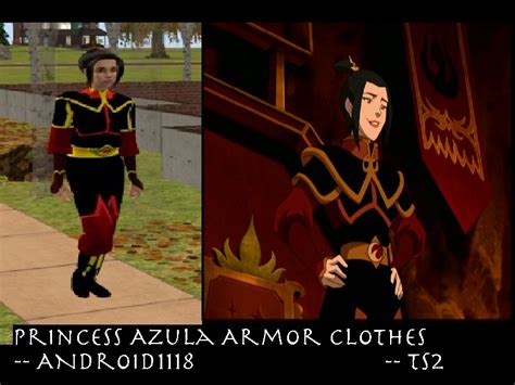 The Sims Resource Avatar The Last Airbender Princess Azula Armor