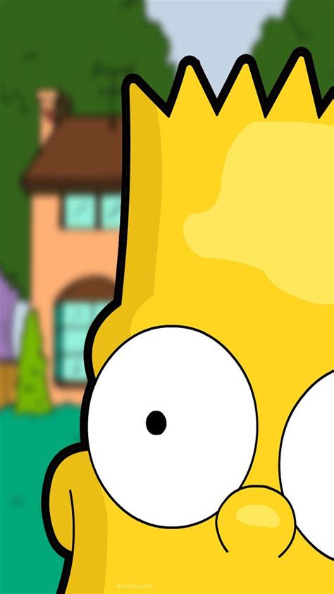 Funny Bart Simpson Iphone Wallpaper