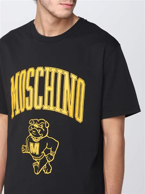 Moschino Couture T Shirt With Mascot Print Black Moschino Couture