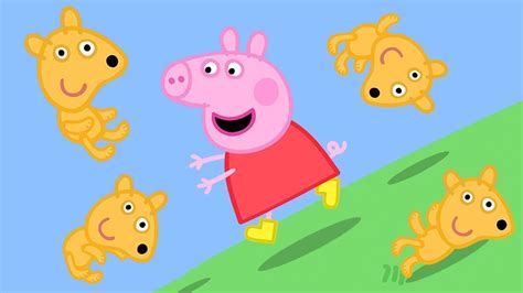 Peppa Pig English Episodes Peppa Pigs Teddy Rolls Down The Hill