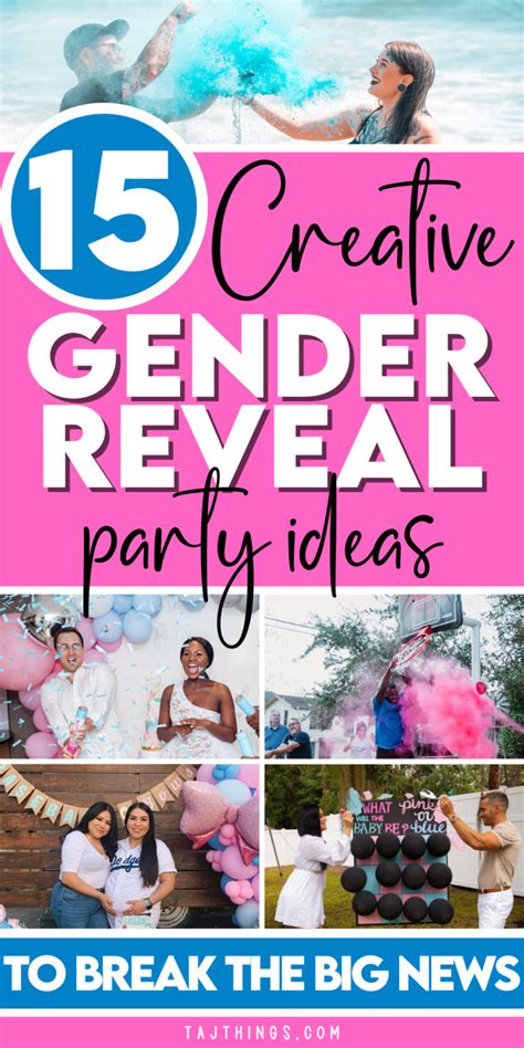 15 Creative And Unique Gender Reveal Party Ideas Youll Love