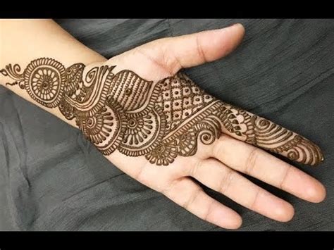These beautiful and easy mehendi designs look like you are wearing a haathphool. Easy Mehandi Design Patch - Simple and Easy Mehndi Designs ...