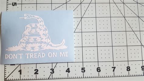 Dont Tread On Me 1791 2nd Amendment Gadsden Flag Decal Car Truck Window