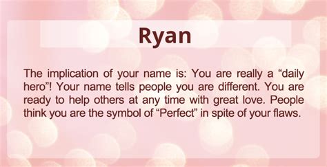 Ryan Last Name Meaning Random Business Name
