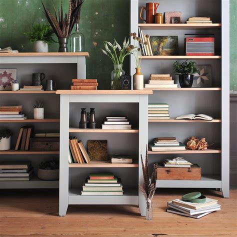 Buy Grey Small Bookcase Online Teaklab