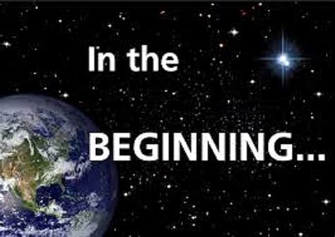 In The Beginning...John 1:1