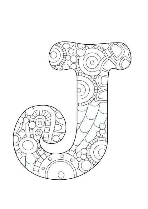 List Of Letter J Coloring Page Ideas