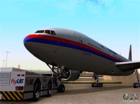 The reason for the disappearance of the flight is still unclear. Boeing 777-2H6ER Malaysia Airlines for GTA San Andreas