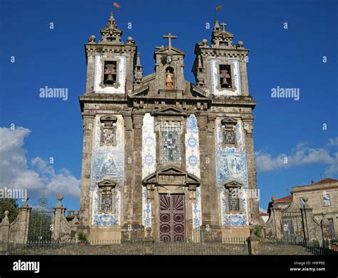 Santa Clara Church Facade At Porto Portugal Stock Photo Alamy