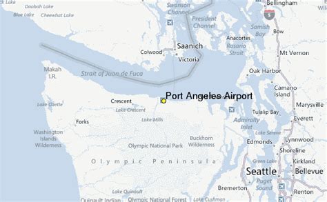 Map Of Port Angeles Washington World Map