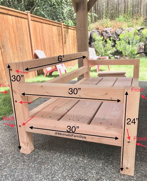 Diy Outdoor Sofa Minimalist Farm Style Diy Outdoor Furniture