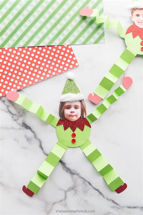 Paper Elf Craft Free Printable The Best Ideas For Kids