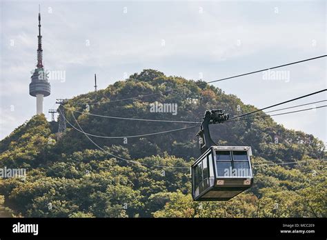 N Seoul Tower Cable Car Hi Res Stock Photography And Images Alamy