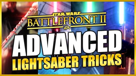 Advanced Lightsaber Tricks In Star Wars Battlefront 2 Tips Youtube