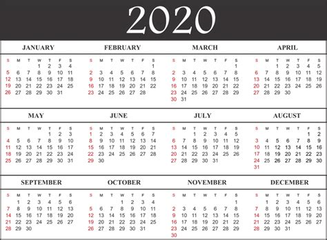 It can be printed as needed, as many copies as needed. Free Blank Printable Calendar 2020 Template in PDF, Excel ...