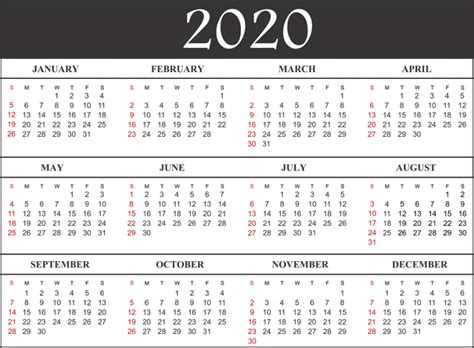 Adobe pdf and microsoft excel formats. Free Blank Printable Calendar 2020 Template in PDF, Excel, Word