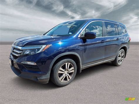 2016 Obsidian Blue Pearl Honda Pilot Ex L 142251494 Photo 2