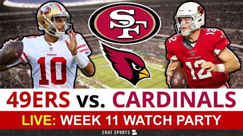 49ers Vs Cardinals Live Streaming Scoreboard Free Play By Play Highlights Stats Mnf Nfl