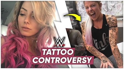 wwe fans are left speechless after alexa bliss reveals 9 new tattoos after winning the tag