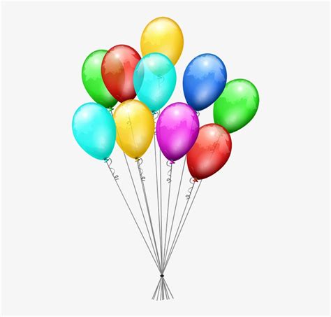 Balloon Birthday Clip Art Poppers Transprent Png Transparent