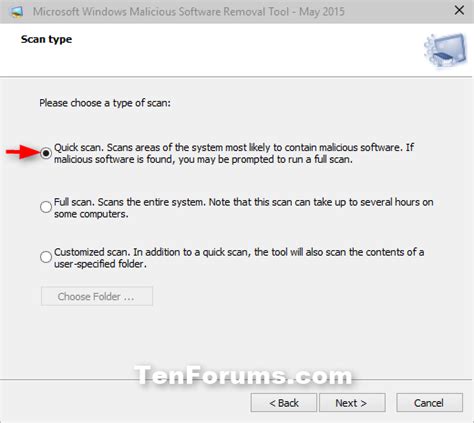 Malicious Software Removal Tool In Windows Tutorials