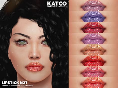 Katco Lipstick N27 The Sims 4 Download