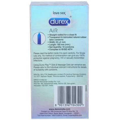 Wholesale Durex Love Sex Air Ultra Thin Condoms Pack Of 10 Online