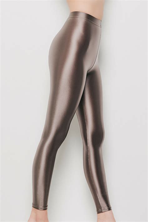 Leohex Women Leggings Shiny Wetlook Opaque High Gloss Spandex Dance Strumpfhose Ebay