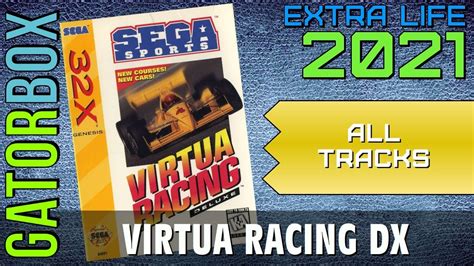 Virtua Racing Dx All Tracks Extra Life 2021 Youtube