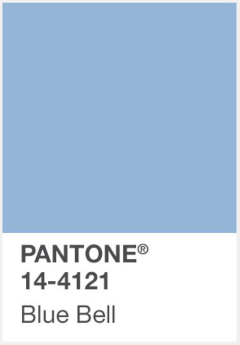 Colour Palette Inspiration Pantone Blue Pantone Bluebells