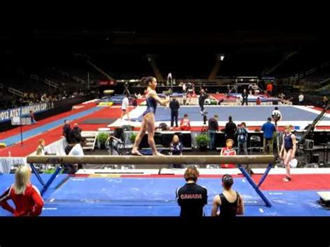 jordyn wieber balance beam 2012 atandt american cup podium training video dailymotion