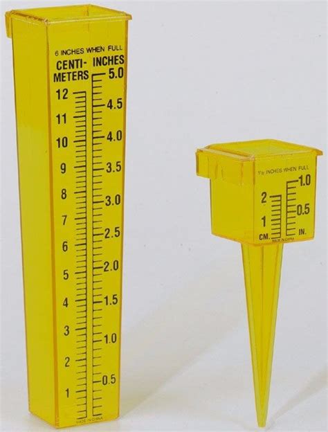 New 2715 Taylor 2 For 1 Sprinkler And Rain Gauge Clear Vu Post Or Ground Mount Rain Gauges Ace