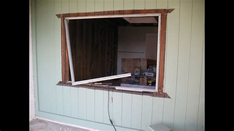 How To Frame Window Opening In Existing Windowless Wall Part One