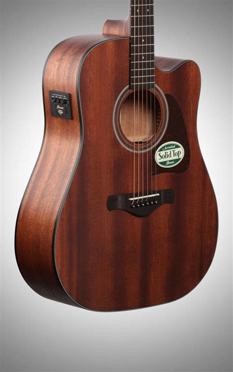 Ibanez Aw54ceopn Electro Acoustic Guitar Artwood Solid Top Buy