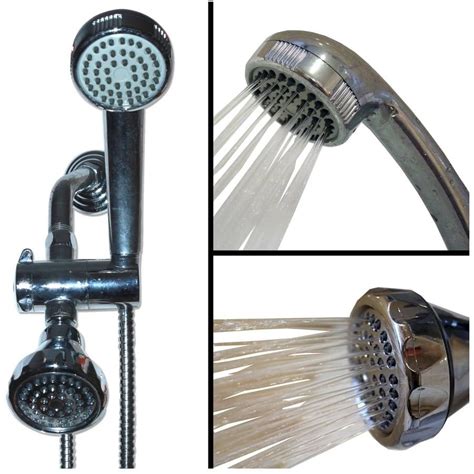 Sumbeam Chrome Shower Head And Massager Set