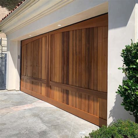 Stain Grade Garage Doors Coastal Custom Woodworx